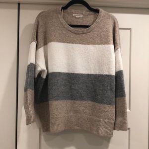 Oversized colorblock sweater